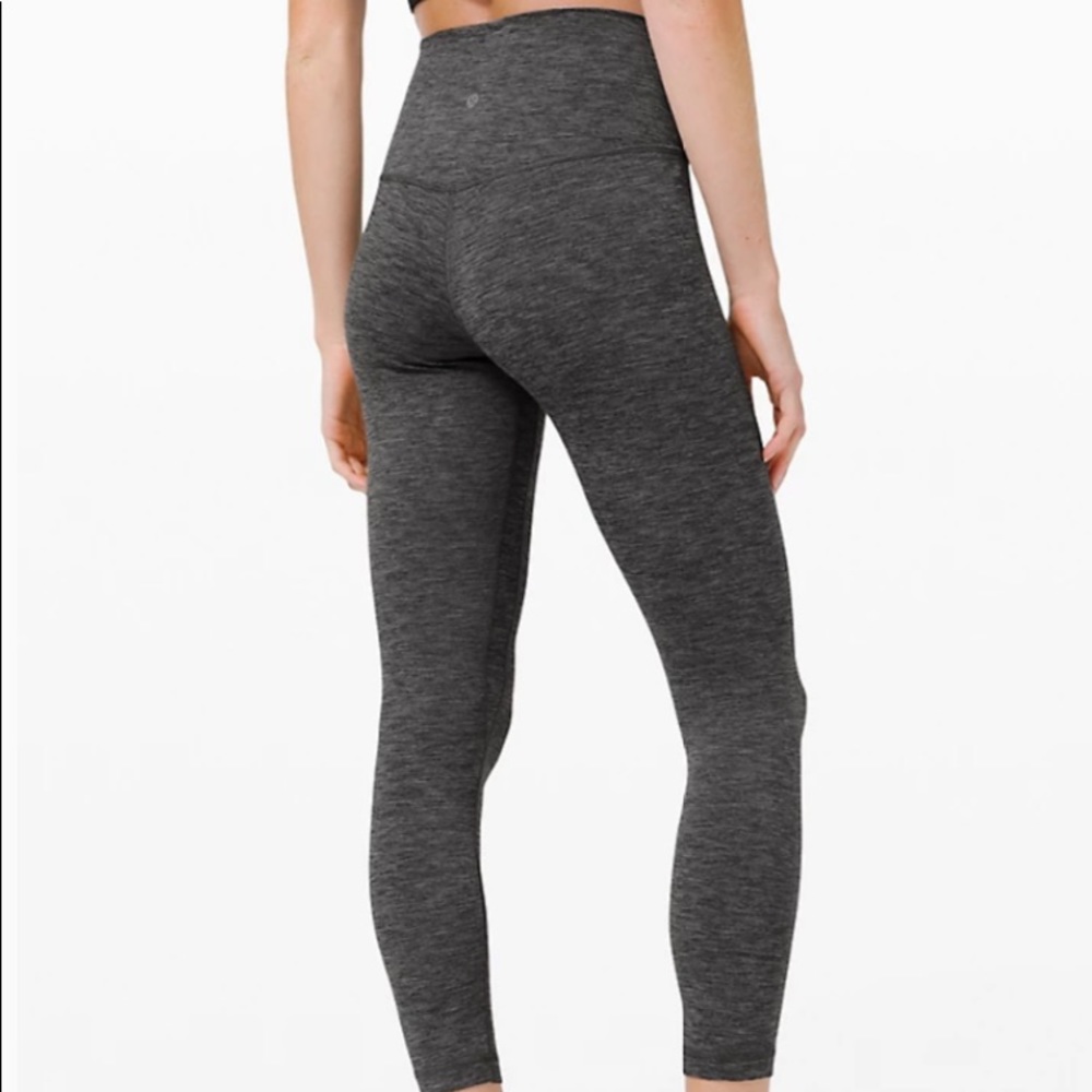 Lululemon align 25” heathered black leggings